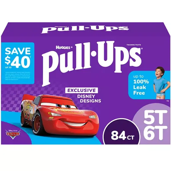 Huggies Pull-Ups Training Pants for Boys, Sizes 2T-6T