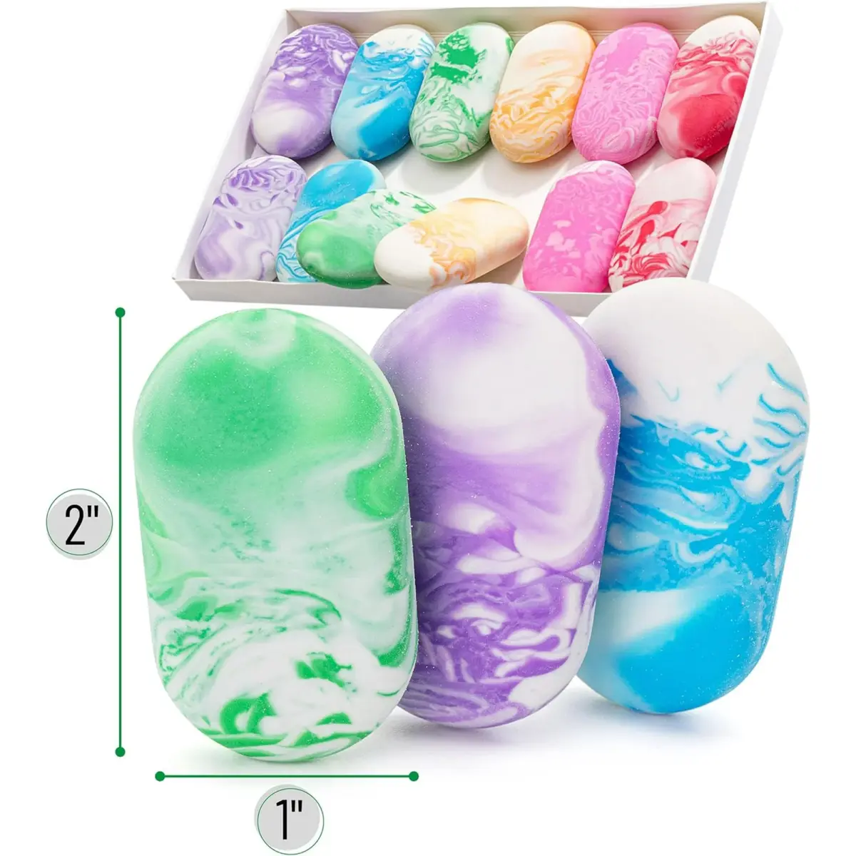 Mr. Pen- Erasers, 12 Pack, Marble Pencil Eraser, Erasers for Pencils - Image 4