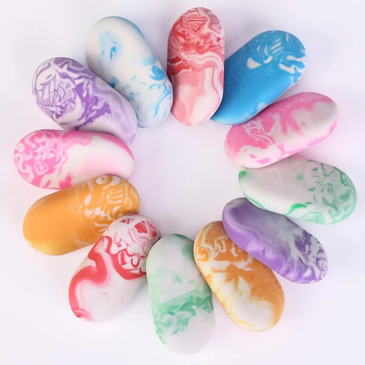 Mr. Pen- Erasers, 12 Pack, Marble Pencil Eraser, Erasers for Pencils - Image 6