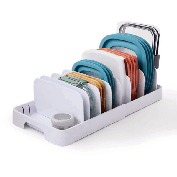 YouCopia StoraLid Food Container Lid Organizer, 40-Lid Capacity