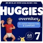 Huggies Overnites Nighttime Baby Diapers, Sizes 3-7
