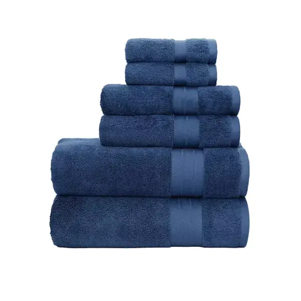 Member's Mark Organic Cotton Towel Set, 6-Piece, Assorted Colors