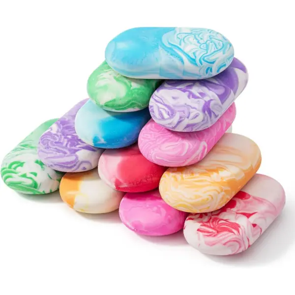 Mr. Pen- Erasers, 12 Pack, Marble Pencil Eraser, Erasers for Pencils