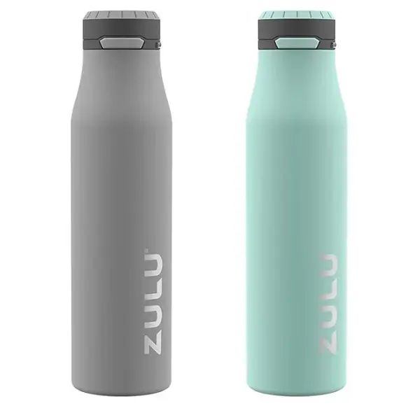 ZULU 26 oz. Stainless Insulated Water Bottle, 2 Pack, Choose Color