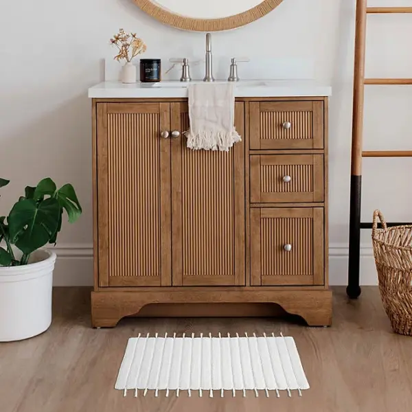 details by Becki Owens Stripe Cotton Bath Rug, 24" x 36", Assorted Colors