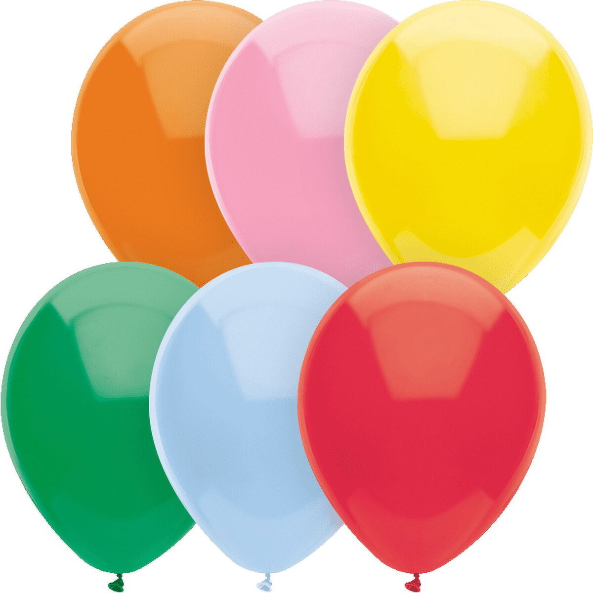 12" Assorted Standard Color Mix Balloons, 15 Count, by Way To Celebrate - Image 1