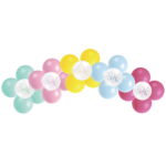 Multicolor Flower Latex Balloon Garland, 27 Pieces, by Way To Celebrate