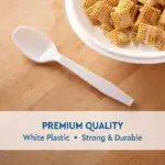 Member's Mark Heavyweight White Plastic Spoons, 600 ct. - Image 3