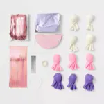 48ct Balloon Arch Garland Décor Kit with Backdrop Pink/Purple - Spritz™ - Image 8