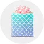 6" Large Shiny Light Pink Gift Bow - Spritz™: Decorative Bows for Gift Wrapping, Solid Plastic, All Occasions - Image 2