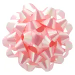 6" Large Shiny Light Pink Gift Bow - Spritz™: Decorative Bows for Gift Wrapping, Solid Plastic, All Occasions