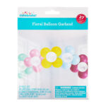 Multicolor Flower Latex Balloon Garland, 27 Pieces, by Way To Celebrate - Image 2