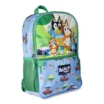 BBC Bluey Family Trip Kids 17 Laptop Backpack 2-Piece Set with Lunch Bag, Multi-Color - Image 4