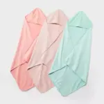 Baby 3pk Muslin Hooded Towel - Cloud Island