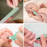 Baby Nail Trimmer Electric-12 in 1 Baby Nail Clippers Safe Baby Nail File Kit with a Nail Clipper, Scissor, Tweezers, and Nail Files - Image 4