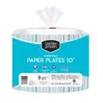 Berkley Jensen Everyday 10 Paper Plates - Abstract, 204 ct. - Image 3