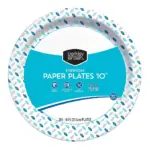 Berkley Jensen Everyday 10 Paper Plates - Abstract, 204 ct. - Image 2