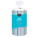 Berkley Jensen Everyday 7" Abstract Pattern Paper Plates, 330 ct.