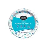 Berkley Jensen Everyday 7" Abstract Pattern Paper Plates, 330 ct. - Image 3