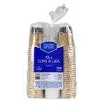 Berkley Jensen HotCold Cups with Lids, 12 oz.108 ct.