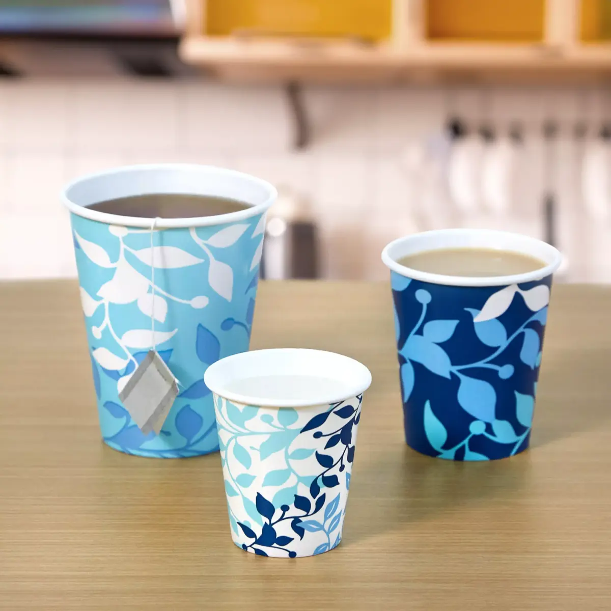Berkley Jensen Paper Cups - Botanical Leaf, 3 oz.600 ct. - Image 2