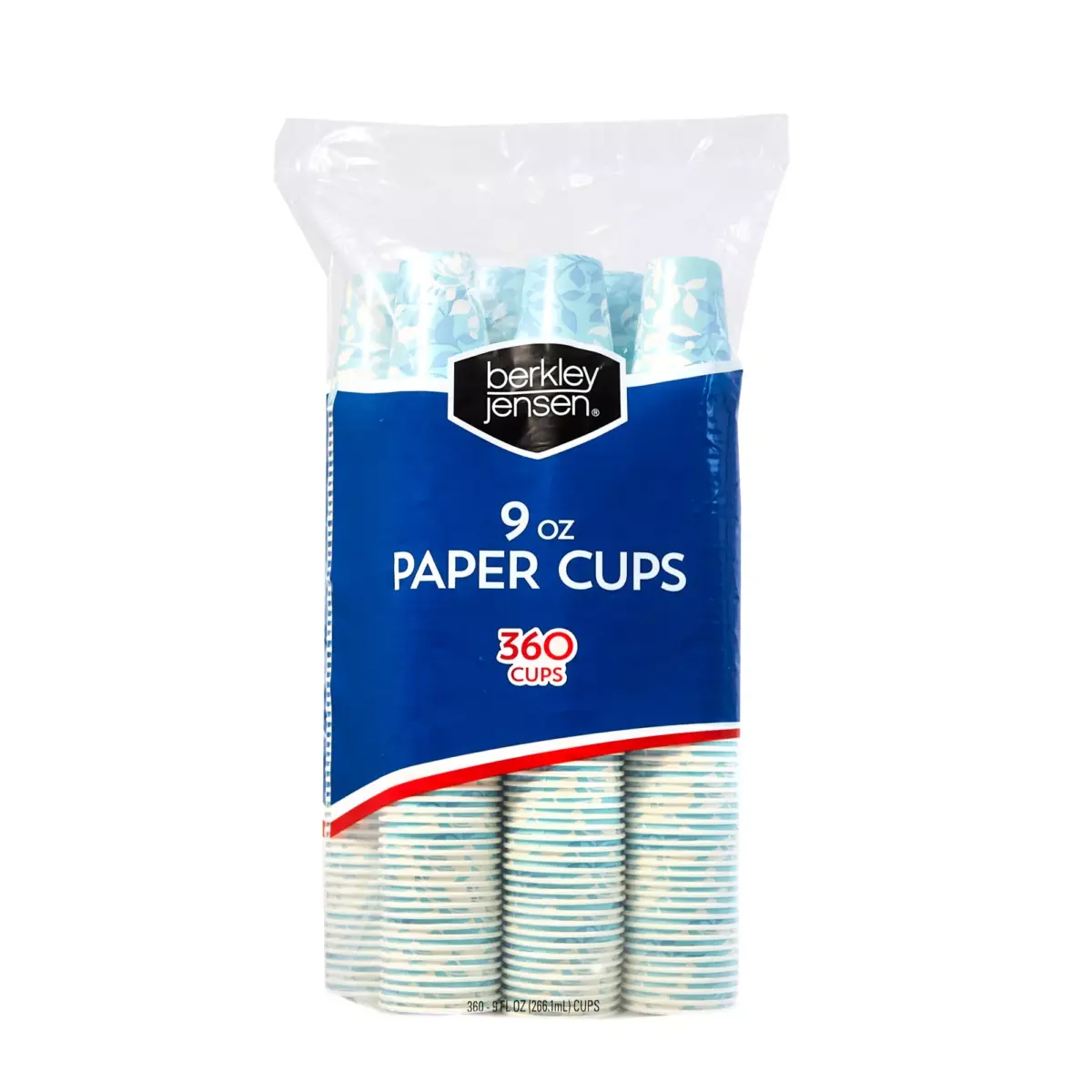 Berkley Jensen Paper Cups - Botanical Leaf, 9 oz./360 ct. - Image 4
