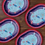 Berkley Jensen Patriotic Oval Paper Plates, 50 ct. - Image 2
