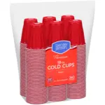 Berkley Jensen Premium Plastic Cups - Red, 18 oz.240 ct. - Image 2