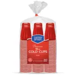 Berkley Jensen Premium Plastic Cups - Red, 18 oz.240 ct.