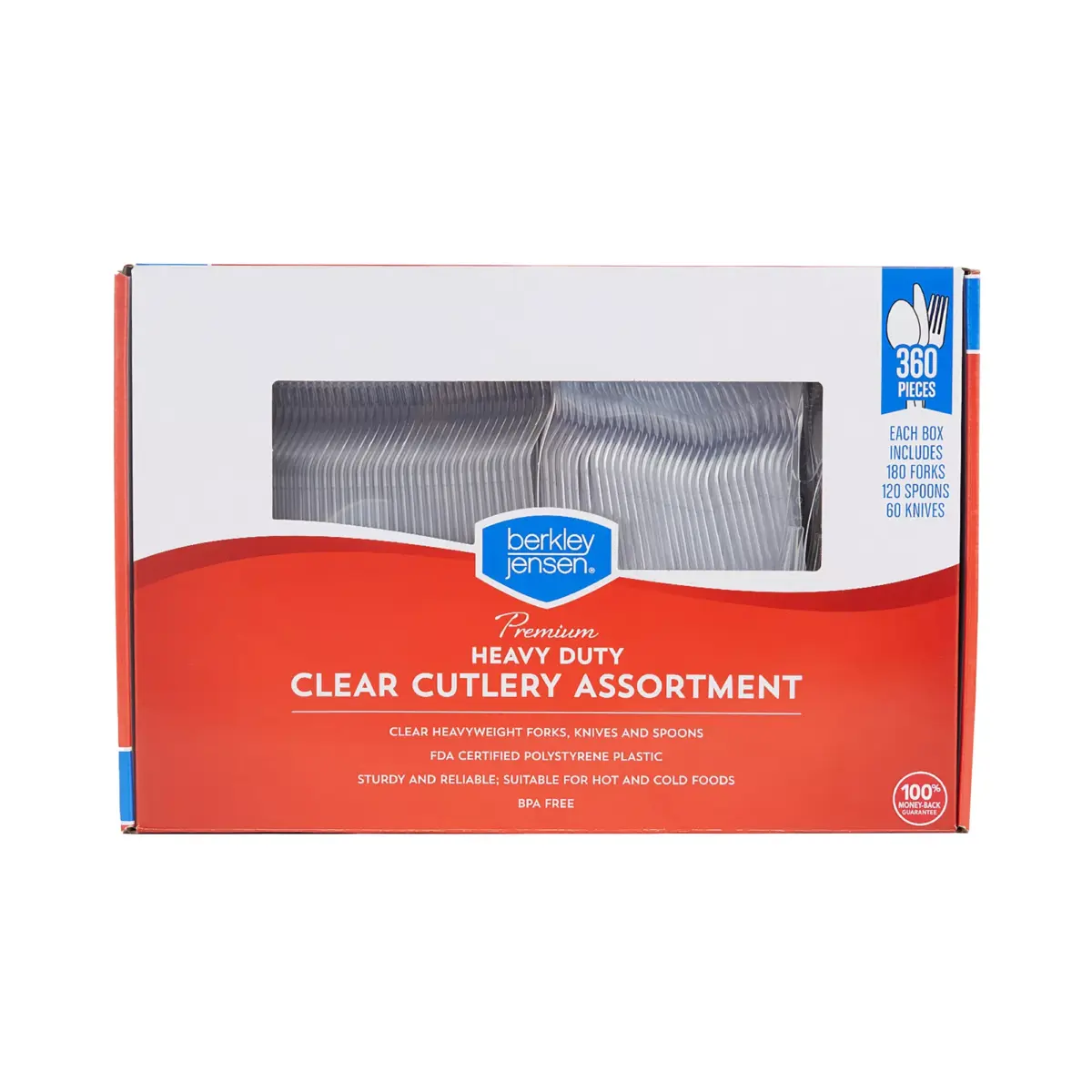 Berkley Jensen Premium Plastic Cutlery Assortment, 360 ct. - Image 1