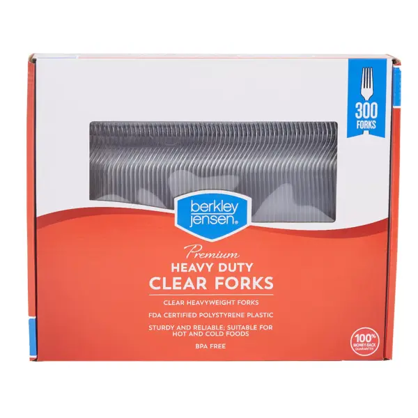 Berkley Jensen Premium Plastic Forks, 300 ct.