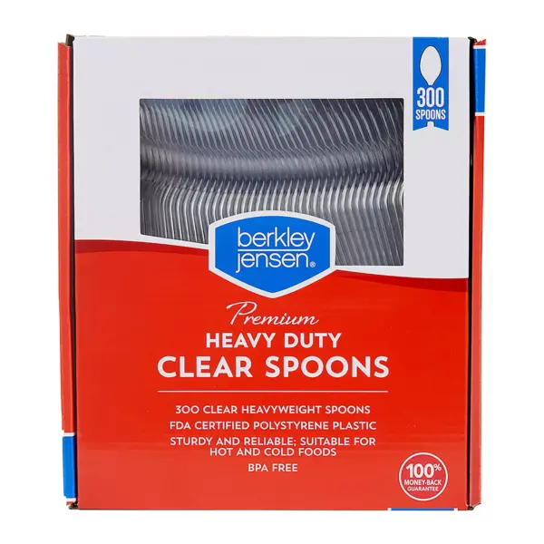 Berkley Jensen Premium Plastic Spoons, 300 ct.