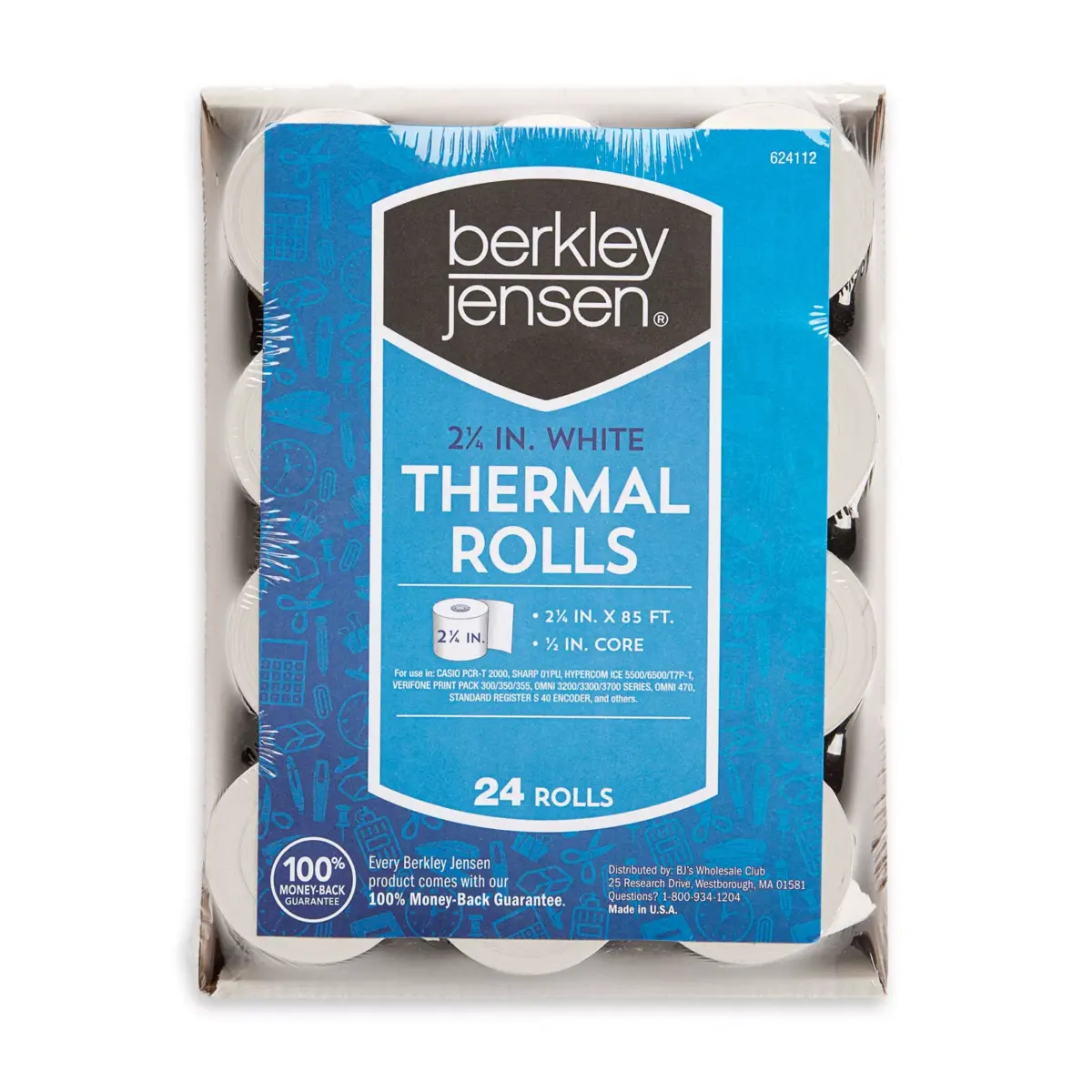 Berkley Jensen Thermal Paper Rolls, 24 pk. - Image 1