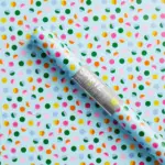 Blue Dots Gift Wrapping Paper - Spritz™ Birthday Gift Wrap, Multi-Colored, FSC Certified, 96 x 30