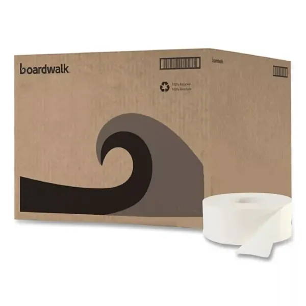 Boardwalk Jumbo Roll 2-Ply Toilet Paper 12 rolls, 1000 ft./roll