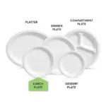 Chinet Classic Lunch Paper Plate, 8.75", 225 ct. - Image 3