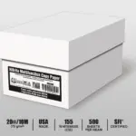 CopyFaxInk Printer Paper, 92 Brightness, 20 lb., Letter, 10 Reams, 5,000 SheetsCarton