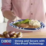 Dixie Ultra Heavyweight Dinner Paper Plates, 10", 186 ct. - Image 4