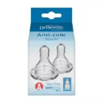 Dr. Brown's Level 1 Narrow Baby Bottle Silicone Nipple, Slow Flow - 2pk - 0m+ - Image 9