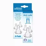 Dr. Brown's Level 4 Narrow Baby Bottle Silicone Nipple - Fast Flow, 6pk - 9m+ - Image 15