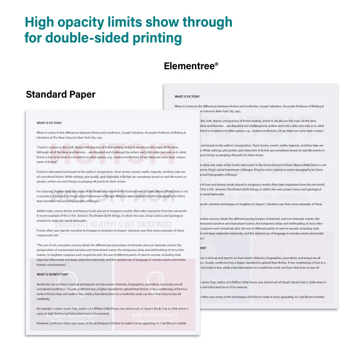 Elementree Sustainable Multipurpose Paper, 20 lb., 8.5" x 11", White, 4000 Sheets - Image 6