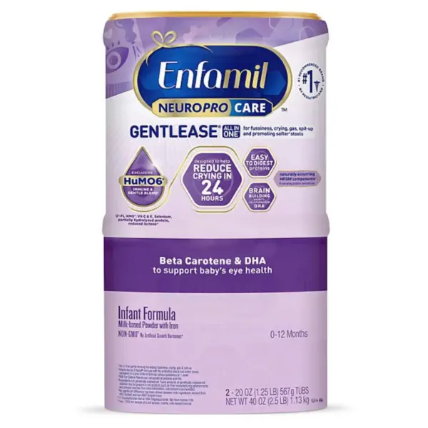 Enfamil NeuroProCare Gentlease Infant Formula, 20 oz., 2 pk.