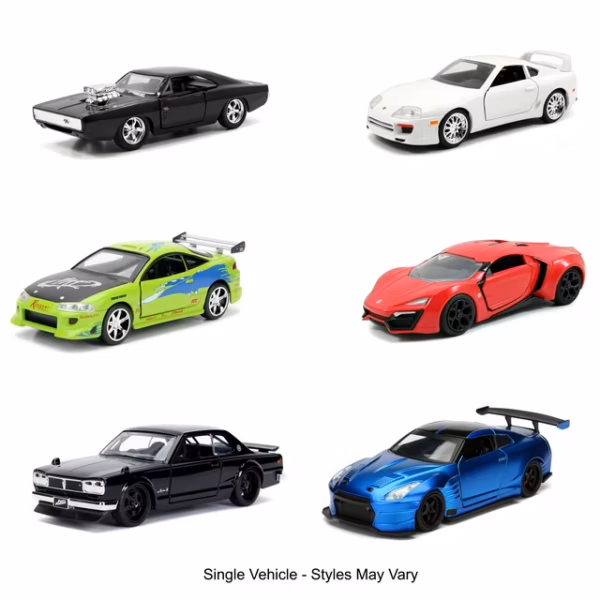 Fast & Furious 1:32 Scale Diecast Car by Jada Toys - Assortment May Vary