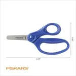 Fiskars 5" Blunt-tip Kids Scissor Ages 4-7, Blue - Image 5