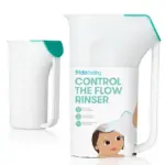Frida Baby Baby Bath Upgrade Kit | Infant and Toddler Bath Essentials, Rinser Cup, Baby Bath Silicone Brush, Bath Bombs, Essential Oil Vapor Drops, white