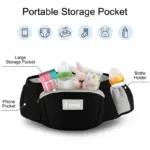 Fxcoia Baby Carrier with Hip Seat 6 in 1 Baby Wraps Carrier Adjustable Ergonomic Holder for Newborn Toddler Black - Image 4