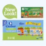 Gerber 1st Foods Organic Baby Food, Fruit & Veggie Value Pack, 4 oz., 20 ct. - Image 3