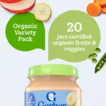 Gerber 1st Foods Organic Baby Food, Fruit & Veggie Value Pack, 4 oz., 20 ct. - Image 5