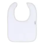 Gerber Baby Boys or Girls White Bibs, 2-Pack, One Size - Image 5