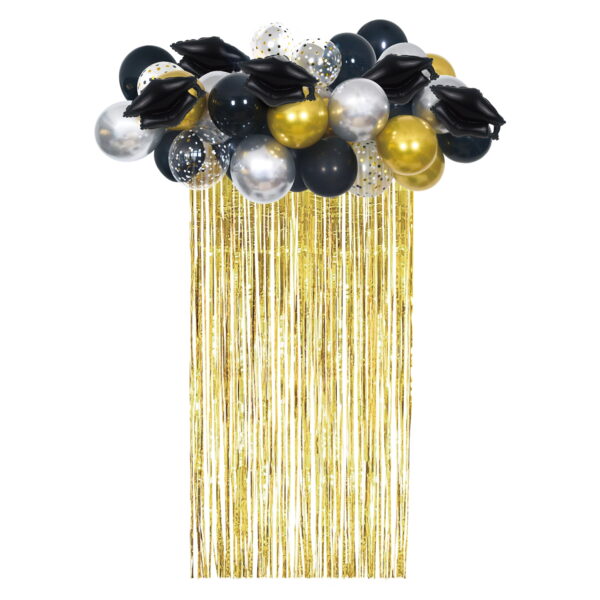 Graduation Multicolor Balloon Fringe Decorating Kit, 41 Pieces, by Way To Celebrate
